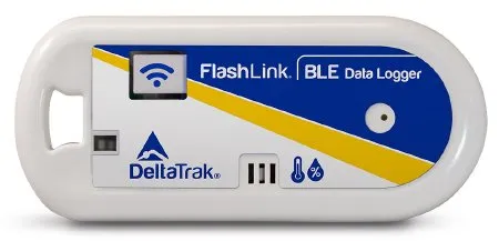 DeltaTrak - Flashlink - 40901 - Temperature And Humidity Data Logger With Alarm Flashlink Fahrenheit / Celsius -4° To +140°f Internal Sensor Battery Operated