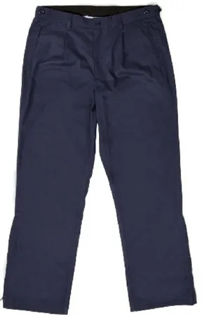 Narrative Apparel - MPPWZ2303 - Pants Authored® Single Pleat 46 X 32 Inch Navy Blue Male