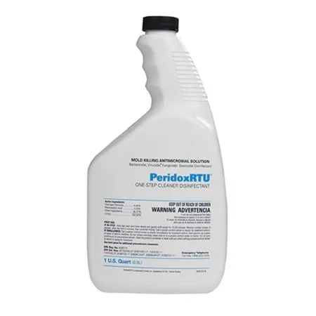 Fisher Scientific - 19084304 - PeridoxRTU PeridoxRTU Surface Disinfectant Cleaner Peroxide Based Manual Pour Liquid 32 oz. Bottle Vinegar Scent NonSterile