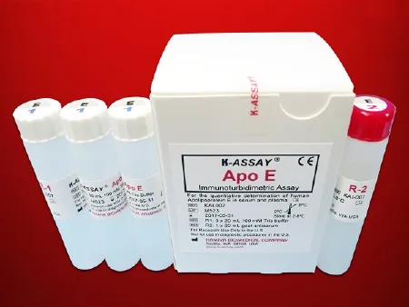 Kamiya Biomedical - K-ASSAY - KAI-007 - General Chemistry Reagent K-assay Apolipoprotein E For Automated Clinical Chemistry Analyzers 200 Tests