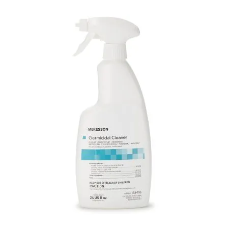 McKesson - 153-155 - Surface Disinfectant Cleaner Alcohol Based Pump Spray Liquid 24 oz. Bottle Alcohol Scent NonSterile