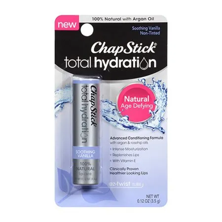 Glaxo Consumer Products - Chapstick Totaly Hydrating - 00573194312 - Lip Balm Chapstick Totaly Hydrating .12 Oz. Tube