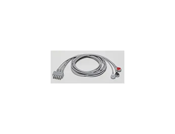 GE Healthcare - 2106385-002 - Ecg Leadwire Set 3 Lead, Grabber, Aha 130cm/51 Inch For Use With Ecg Monitors