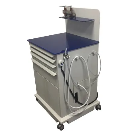 BR Surgical - Otocart - BR900-7506 - Ent Treatment Cabinet Otocart Aluminum 4 Drawers Without Lock