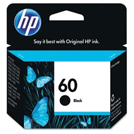 HP - HEW-CC640WN - Hp 60, (cc640wn) Black Original Ink Cartridge