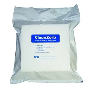 Connecticut Clean Room - CR9-300 - Cleanroom Wipe White NonSterile Polycellulose 9 X 9 Inch Disposable