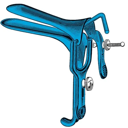 Sklar - 91-5159 - Electrosurgical Vaginal Speculum Sklar Blue Freeway-graves Nonsterile Or Grade Coated Stainless Steel Medium Double Blade Duckbill With Dse Loop Reusable Without Light Source Capability