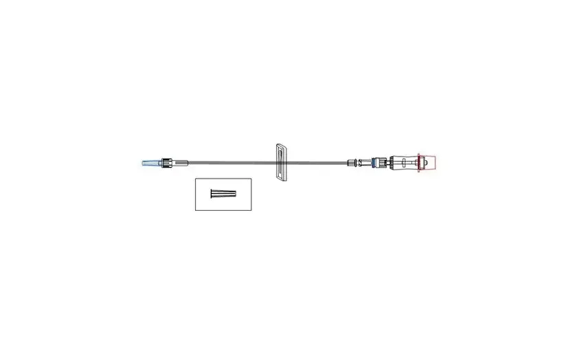 McKesson - MS960SP - IV Extension Set Micro Bore 62 Inch Tubing Without Filter Sterile
