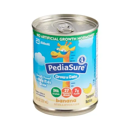 Abbott - PediaSure Grow & Gain - 67527 - Pediatric Oral Supplement PediaSure Grow & Gain 8 oz. Can Liquid Calories