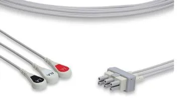 Future Health Concepts - CALAB3-90S0 - Lead Wire Cable 3 Leads Aha Aa Style 35in Snap For Use With Ecg Lead Set M1633a