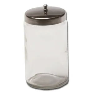 Unimed - Midwest - PUSJ034721 - Glass Sundry Jar Glass Clear 4-1/4 X 4-1/4 X 7 Inch