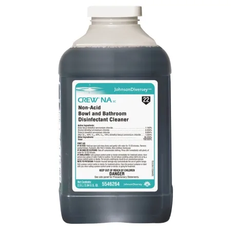 Lagasse - Diversey Crew NA - DVS5546264 - Diversey Crew NA Toilet Bowl Cleaner Nonacidic Manual Pour Liquid Concentrate 2.5 Liter Bottle Unscented NonSterile