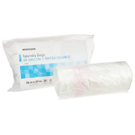 McKesson - 03-648A - Laundry Bag Water Soluble 40 to 45 gal. Capacity 36 X 39 Inch