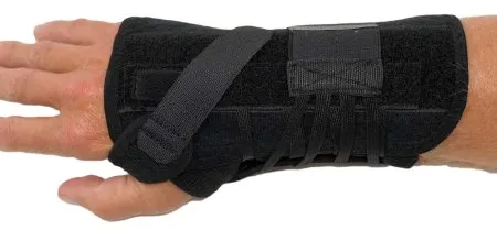 Manamed - ManaEZ - EZW3908L - Wrist Brace Manaez Low Profile Left Hand Black One Size Fits Most