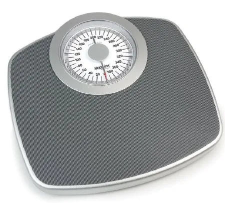 Hopkins Medical Products - 689401 - Floor Scale Dial Display 400 lbs. Capacity Gray Analog