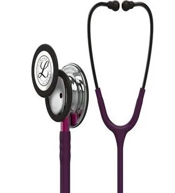 3M - 5960 - Stethoscope, Mirror Chestpiece, Plum Tubing, Pink Stem and Smoke Headset, 27" (Continental US+HI Only) (Littmann items are only available for sale online by distributors authorized by 3M Littmann)