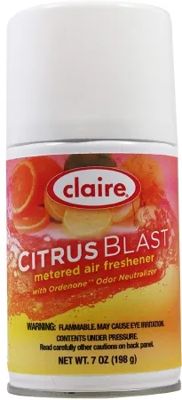 RJ Schinner Co - Claire - 112 - Air Freshener Claire Dry Mist 7 Oz. Can Citrus Blast Scent