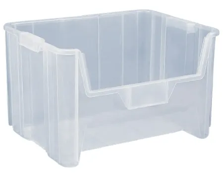 Uline - S-17886 - Storage Bin Uline Clear Plastic 12-1/2 X 15 X 20 Inch
