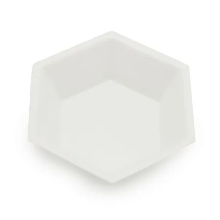 Heathrow Scientific - HS14251B - Weighing Dish Flat Bottom White Polystyrene