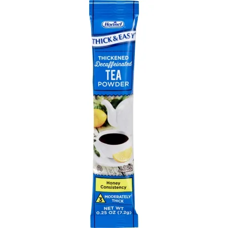 Hormel Food - Thick & Easy - From: 81330 To: 81332 - s  Thickened Beverage  7.2 Gram Individual Packet Tea Flavor Powder IDDSI Level 3 Moderately Thick/Liquidized