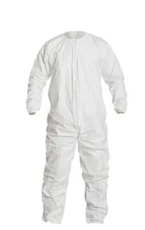 Dupont Specialty Products USA - IC253BWHMD00250S - COVERALL, CLEANROOM ZIP FRNT W/ELAS WRIST STR WHT MED (25/CS