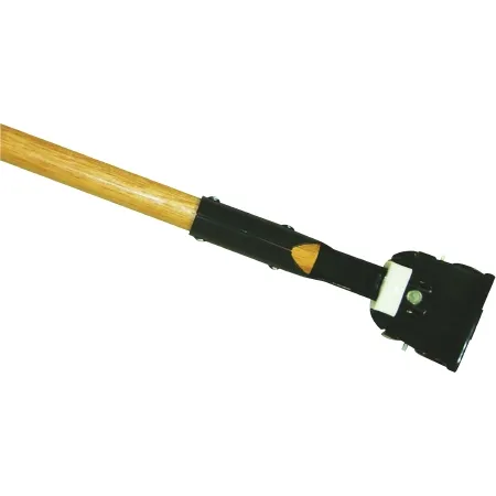 RJ Schinner Co - ABCO - 01406-NB-EA - Dust Mop Handle Abco 65 Inch Length Wood Tan Clip On Connection