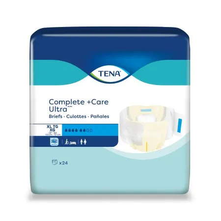 Essity Health & Medical Solutions - 69982 - Essity TENA Complete + Care Ultra Unisex Adult Incontinence Brief TENA Complete + Care Ultra X Large Disposable Moderate Absorbency