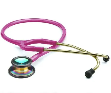 American Diagnostic - Adscope 603 - 603IMRS - Clinician Stethoscope Adscope 603 Raspberry 1-tube 21 Inch Tube Double Sided Chestpiece
