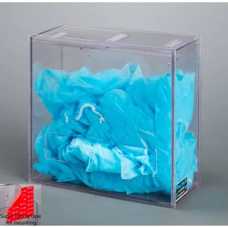Poltex - BULKPPE10-T - PPE Dispenser VHB Tape Clear 4 X 10 X 10 Inch PETG Plastic