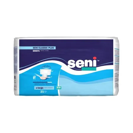 TZMO - Seni Classic Plus - S-XL25-BC2 -  Unisex Adult Incontinence Brief  X Large Disposable Moderate Absorbency