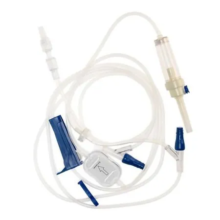 McKesson - TCBINF6571-A - Iv Pump Set Mckesson Pump 2 Ports 10 Drops / Ml Drip Rate 0.2 Micron Filter 105 Inch Tubing Solution Without Flow Regulator