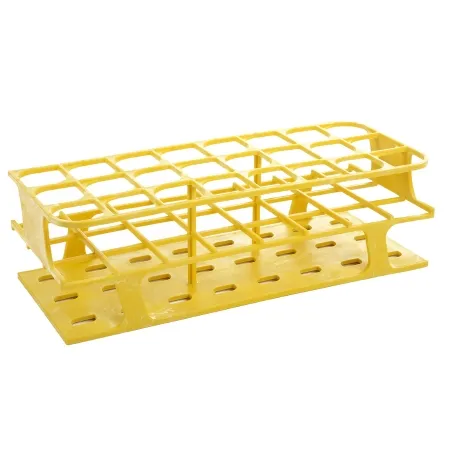 Heathrow Scientific - OneRack - 120207 - Full Size Test Tube Rack Onerack 24 Place 15 To 50 Ml Tube Size Yellow 85 X 110 X 282 Mm