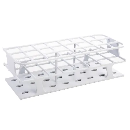 Heathrow Scientific - OneRack - HS27515A - Full Size Test Tube Rack Onerack 24 Place 15 To 50 Ml Tube Size White 85 X 110 X 282 Mm