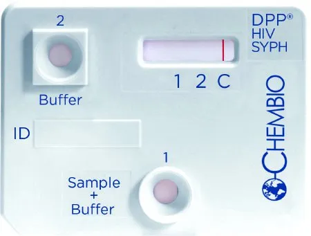 Chembio Diagnostic - DPP - 65-9502-0 - Sexual Health Test Kit Dpp Hiv-syphilis 20 Tests Clia Waived