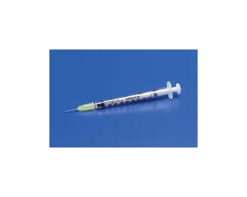 Cardinal Health - 1180125058 - TB Syringe, 1mL, 25G x 5/8" Det Needle, 100/bx, 5 bx/cs (Continental US Only)