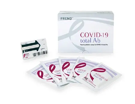 NanoEnTek USA - Frend COVID-19 Total Ab - FRCOD-020 - Reagent Kit Frend COVID-19 Total Ab Antibody Test SARS-CoV-2 Total For use with the FREND System 20 Tests 35 µL Sample Volume