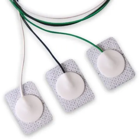 Vermont Medical - TenderTrode - A10057-S - Ecg Electrode With Leadwire Tendertrode Foam Backing Snap Connector 25 Per Pack