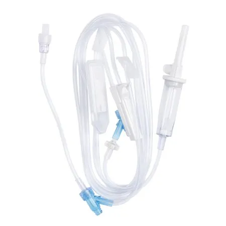 B. Braun - SafeDAY 24 Hour - 352643 - Primary IV Administration Set SafeDay 24 Hour Gravity 2 Ports 15 Drops / mL Drip Rate 0.2 Micron Filter 104 Inch Tubing Solution