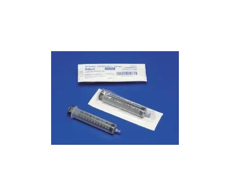 Cardinal Health - Monoject - 1186000444 -   SoftPack Syringe Catheter Tip 60 mL, Sterile, Single use, Latex free, 5mL Graduation.