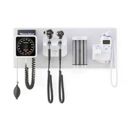 Welch Allyn - 777-PM2WAS-US - Wall Transformer System Welch Allyn Green Series 777 Welch Allyn Green Series 777 Wall Transformer With Panoptic Basic Led Ophthalmoscope And Macroview Basic Led Otoscope