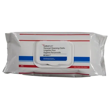 Cardinal Health - 5399S - Personal Cleansing Cloths, 8.6" x 11.8", Soft Pack, 96/pk, 8 pk/cs (Continental US Only)