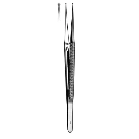 Sklar - 98-3231 - Micro Ring Forceps Sklar 7 Inch Length Or Grade Stainless Steel With Diamond Coated Jaws Nonlocking Thumb Handle Straight 1 X 2 Mm Blunt Ring Tip