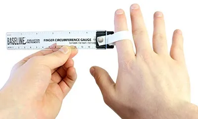 Fabrication Enterprises From: 12-1220 To: 12-1222-25 - Baseline Finger Circumference Gauge