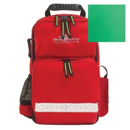 Fleming Industries - Iron Duck - 39995-GRUP - Low Profile Trauma Bag Iron Duck Green Impervious Universal Precautions (up) Fabric 8 X 11-1/2 X 16 Inch