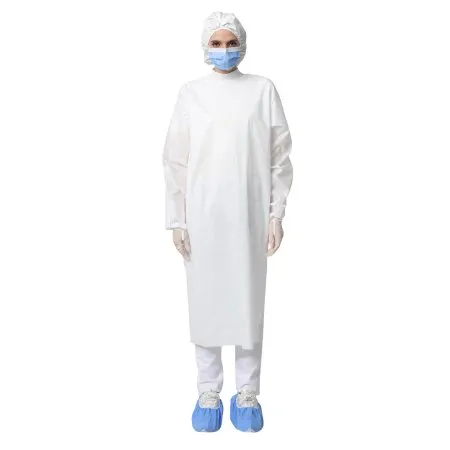 Carter-Health Disposables - CHDCM-ST-XL - Chemotherapy Procedure Gown X-large White Sterile Astm F739-12 Disposable