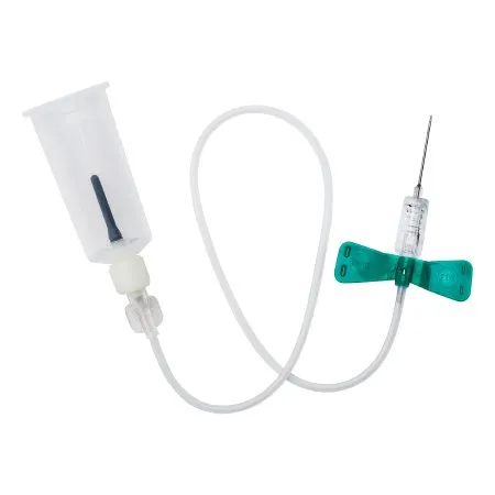 Myco Medical - GSBCS21G-12T - Safety Blood Collection Kit, 21G x &frac34;", 11.8" Tube Green, with Tube Holder, Latex-Free (LF), Sterile, 50/bx
