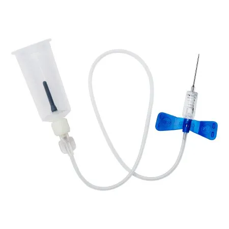 Myco Medical - GSBCS23G-12T - Safety Blood Collection Kit, 21G x &frac34;", 11.8" Tube Blue, with Tube Holder, Latex-Free (LF), Sterile, 50/bx