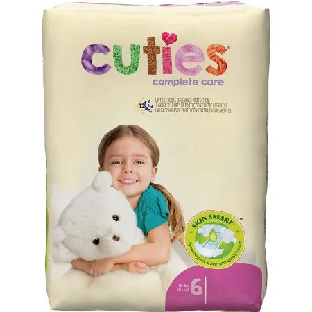 First - Cdb006 - Unisex Baby Diaper Cuties® Size 6 Disposable Heavy Absorbency