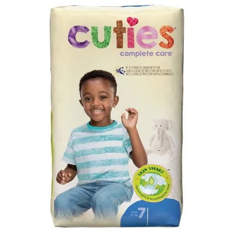 First - Cdb007 - Unisex Baby Diaper Cuties® Size 7 Disposable Heavy Absorbency