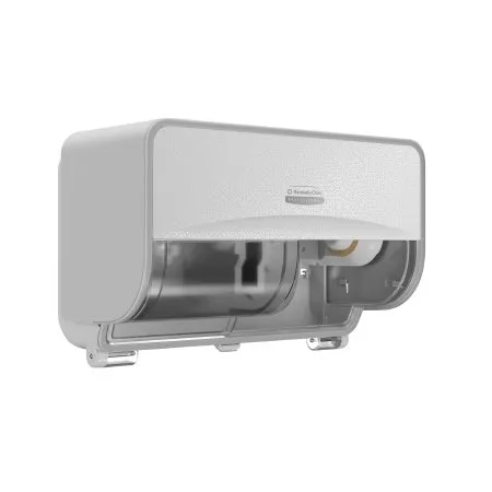 Kimberly Clark - 58712 - Toilet Paper Dispenser Coreless Standard Roll 2 Roll Horizontal with White Mosaic Design Faceplate 1 Dispenser and Faceplate-cs -DROP SHIP ONLY-